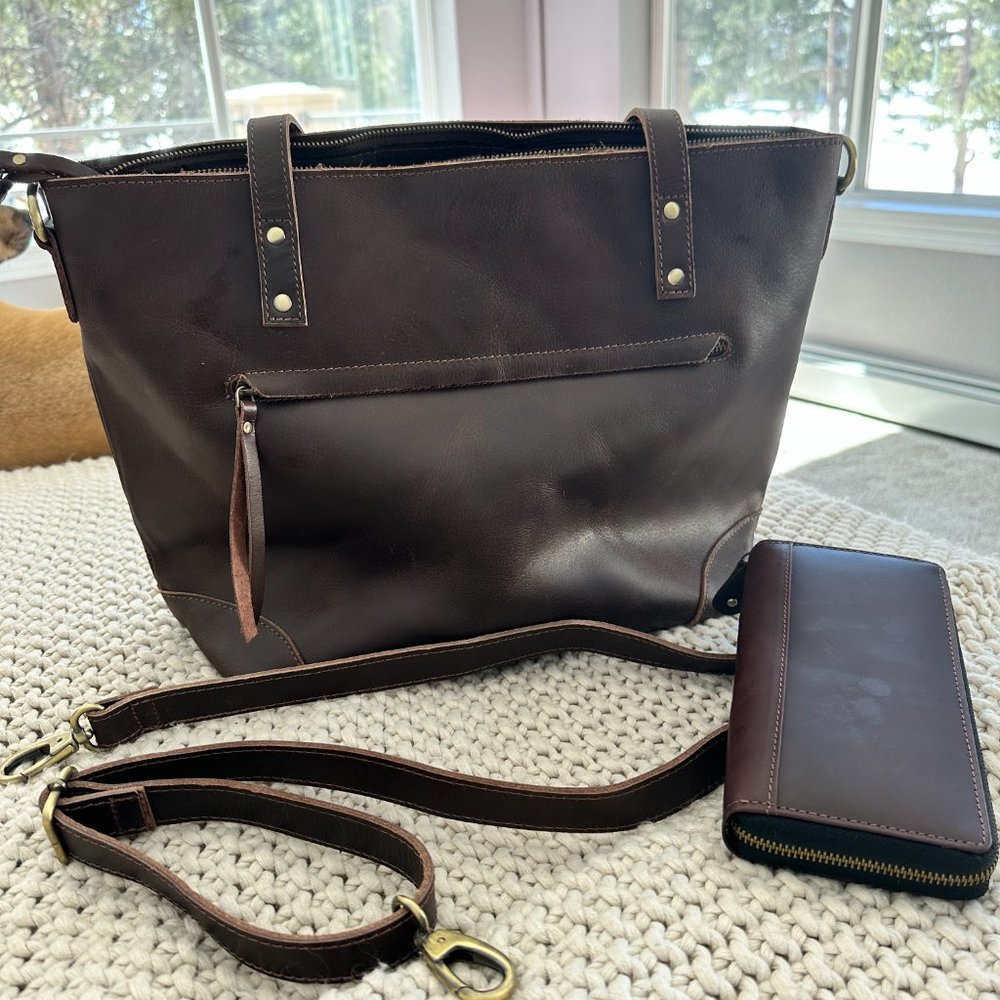 Montana Hudson Leather tote